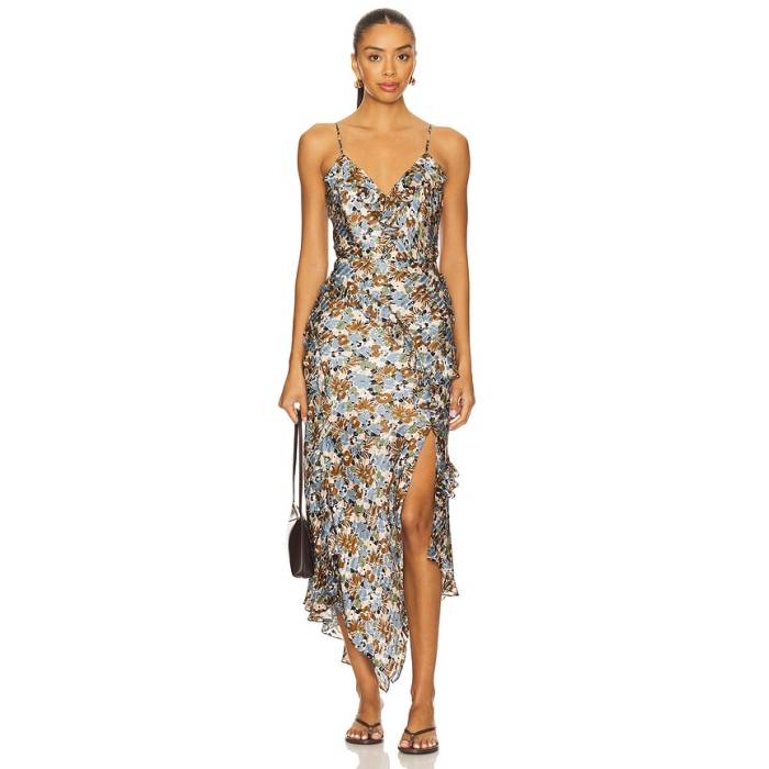Veronica Beard 【 Avenel Dress Women Lake Mist Multi 】 御召しもの レディース