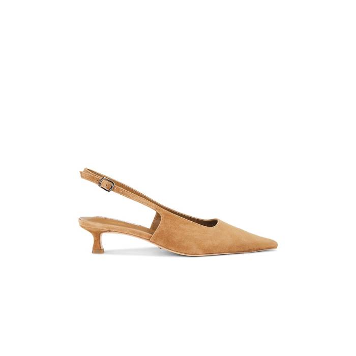 トニービアンコ Tony Bianco 【 Crush Slingback Pump Women Taupe Suede 】 揚水機 レディース スエード・スウェード