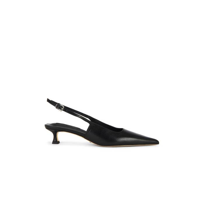 トニービアンコ Tony Bianco 【 Crush Slingback Pump Women Black Vintage 】 揚水機 レディース 黒いこと 黒いこと vintage ビンテージ・ヴィンテージ