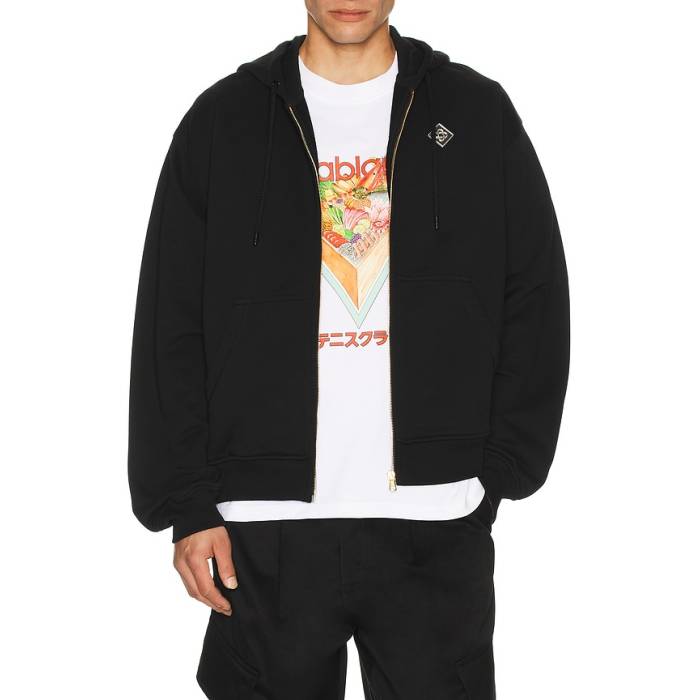カサブランカ Casablanca 【 Casa Chrome Full Zip Hoodie Men Casa Chrome 】 フーディー パーカー メンズ