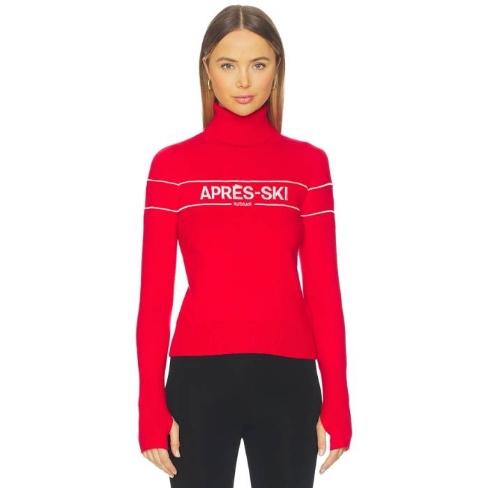 Rudsak 【 Erika Sweater Women Flame Red 】 調教師 レディース Red 赤・赤いこと