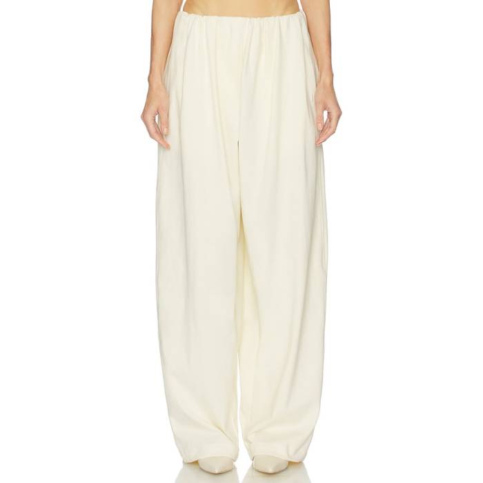 Helsa 【 The Puff Pant In Ultra Premium Jersey Women Ivory 】 パンツ ultra ウルトラ Premium プレミアム ジャージ レディース アイボリー｜スニケス 41,275円
