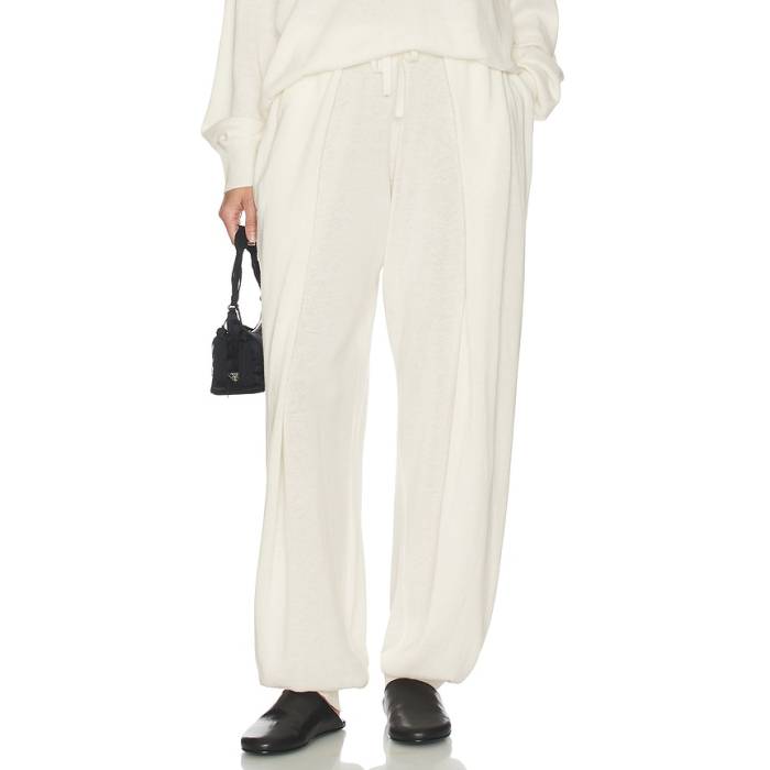 Helsa 【 Dalisay Knit Pant Women Ivory 】 ニット パンツ レディース アイボリー