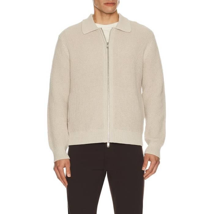 行動論理 Theory 【 Eco Cashton Gary Full Zip Men Alabaster Melange 】 メンズ