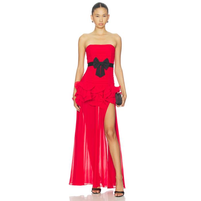 Majorelle 【 Fauna Gown Women Cherry Red 】 レディース Red 赤・赤いこと