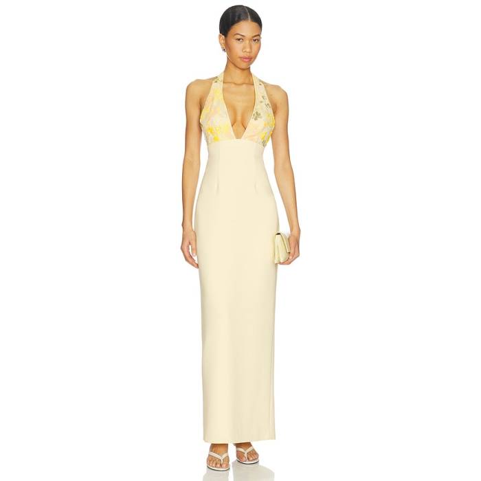 Majorelle 【 Maizie Gown Women Yellow Multi 】 レディース yellow 黄味がかった・黄色