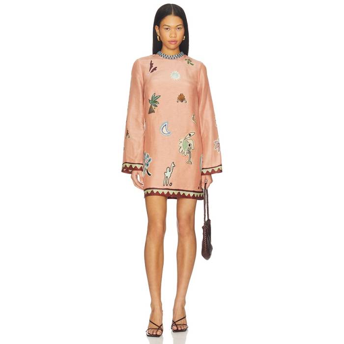 Alemais 【 Laurence Mini Dress Women Pink 】 御召しもの レディース pink サクラ色