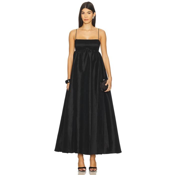 More To Come 【 Avalon Maxi Dress Women Black 】 御召しもの レディース 黒いこと 黒いこと