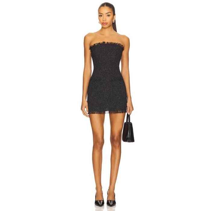 More To Come 【 Houda Strapless Mini Dress Women Black 】 お召しもの レディース 黒いこと 黒いこと