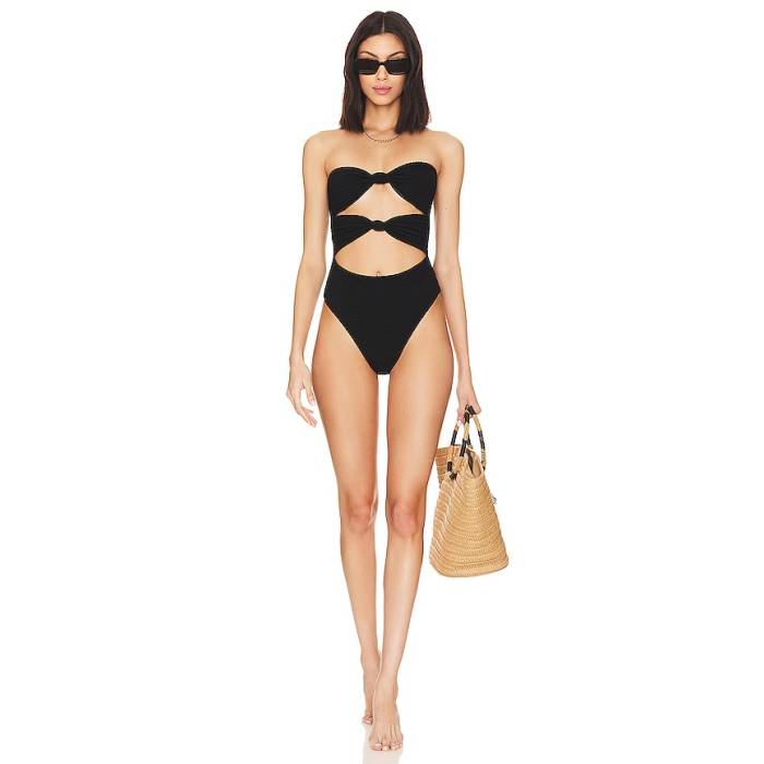 Kya 【 Reversible Fallon One Piece Women Onyx Scrunch \u0026Amp; Onyx 】 リヴァーシブル レディース