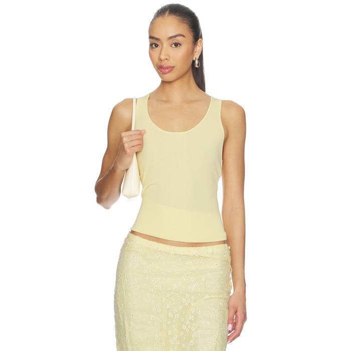 Bubish 【 Ellis Tank Top Women Yellow 】 貯蔵タンクとっ始め レディース yellow 黄味がかった・黄み