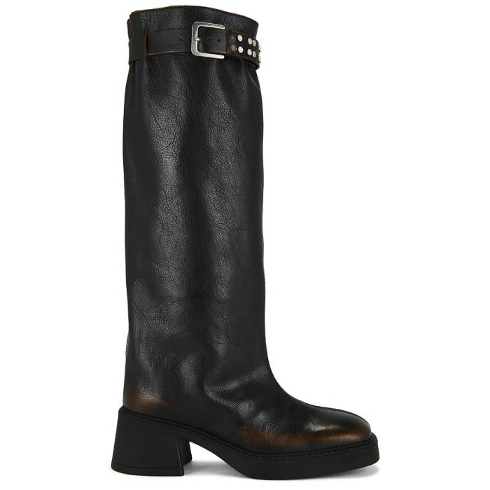 Miista 【 Kristel Tall Boot Women Brown 】 ブーツ レディース 赤銅色 赤銅色