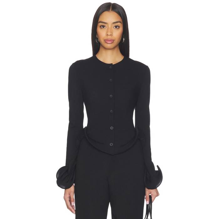 Sid Neigum 【 Wave Hem Jacket Women Black 】 Wave ウェーブ・ウェイブ Jacket ジャケット レディース 黒色 ブラック｜スニケス