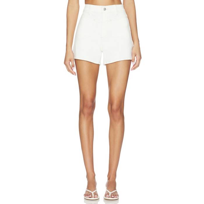 ページ Paige 【 Dani Short Front Yoke Stitch Through Pockets Short Women Toasted Ecru 】 レディース