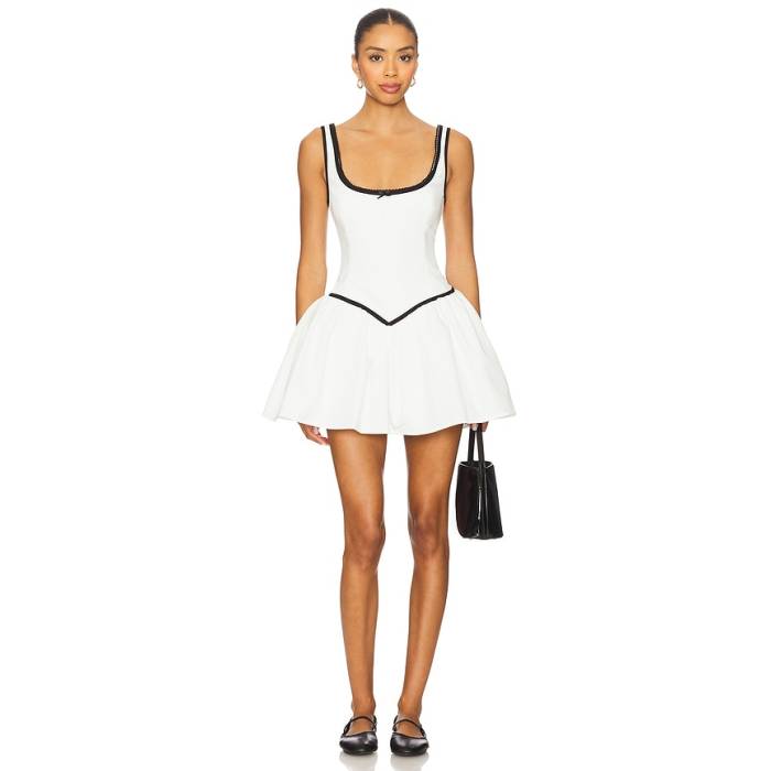 Runaway The Label 【 Adaline Mini Dress Women White 】 ドレス レディース 白色 ホワイト|スニケス