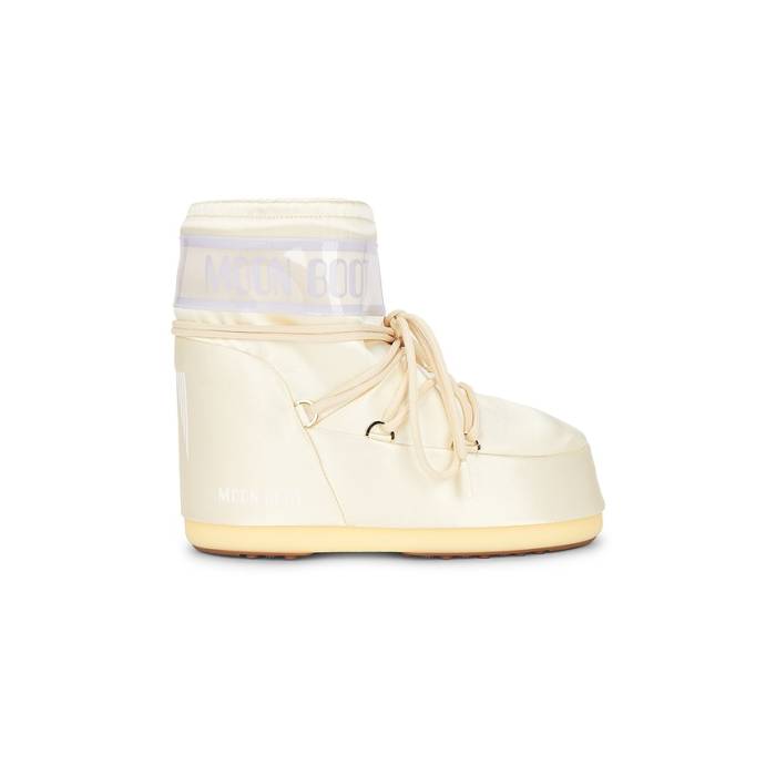お月さまブーツ Moon Boot 【 Icon Low Pearly Boot Women Ivory 】 アイコン ブーツ レディース 象牙色