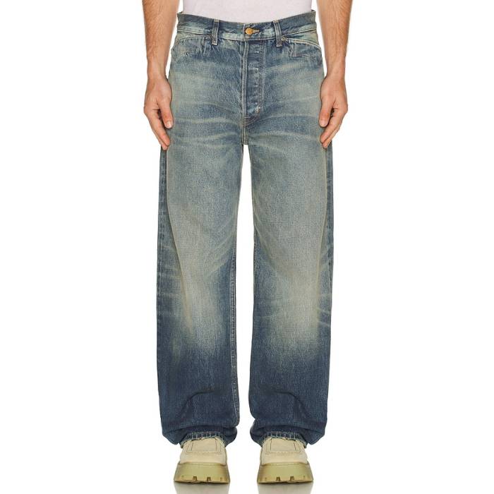 Brain Dead 【 Type 00 15Oz Selvedge Denim Pant Men Washed Indigo 】 デニム パンツ メンズ 藍色・インディゴ｜スニケス