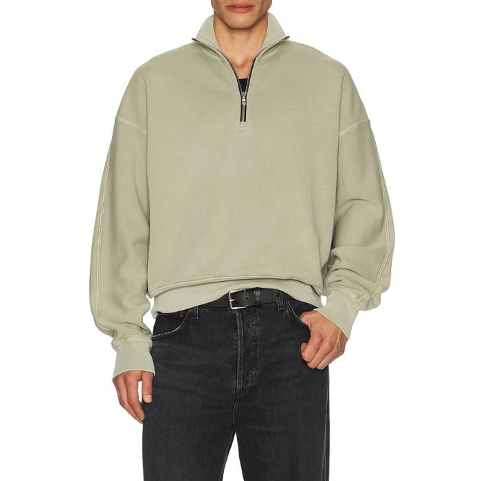 Agolde 【 Idris Quarter Zip Men Wicker 】 メンズ