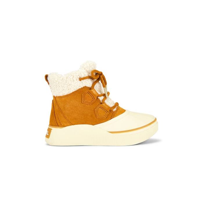 ソレル Sorel 【 Out N About Iv Chillz Wp Boot Women Canyon Gold \u0026Amp; Honey White 】 ブーツ レディース ゴールド お前さん 白いこと 白いこと
