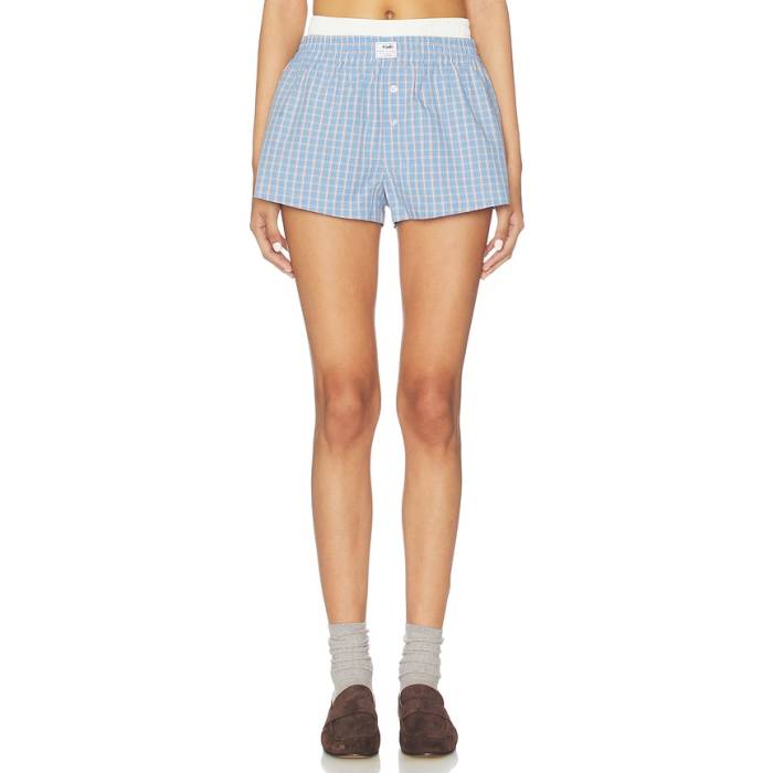 スビ Ksubi 【 Boxer Short Women Blue 】 レディース 青味 青色 パンツ-レディースファッション