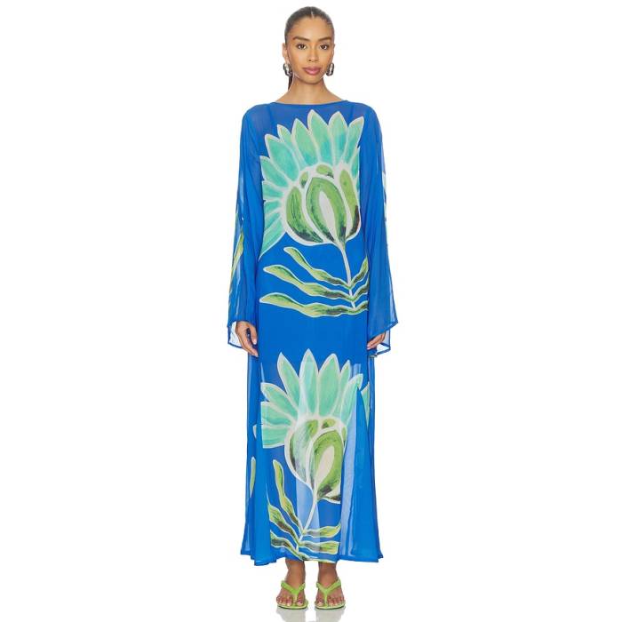 The Wolf Gang 【 Solsana Long Sleeve Dress Women Fern 】 Sleeve 捩り お召しもの レディース