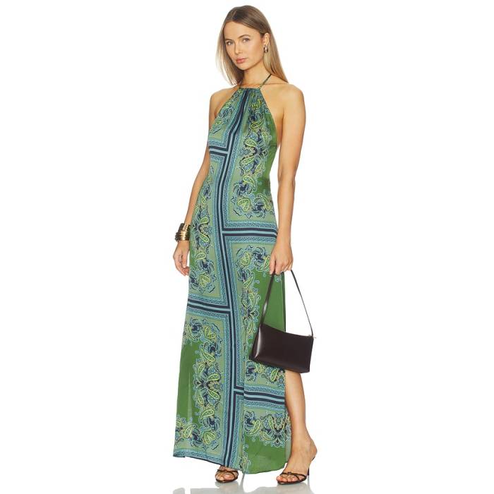 Misa Los Angeles 【 Samantha Dress Women Moss Scarf 】 お召しもの レディース えり巻き