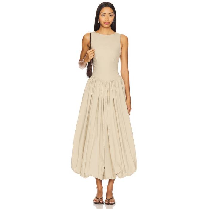 All The Ways 【 Aria Maxi Dress Women Khaki 】 お召しもの レディース カーキ