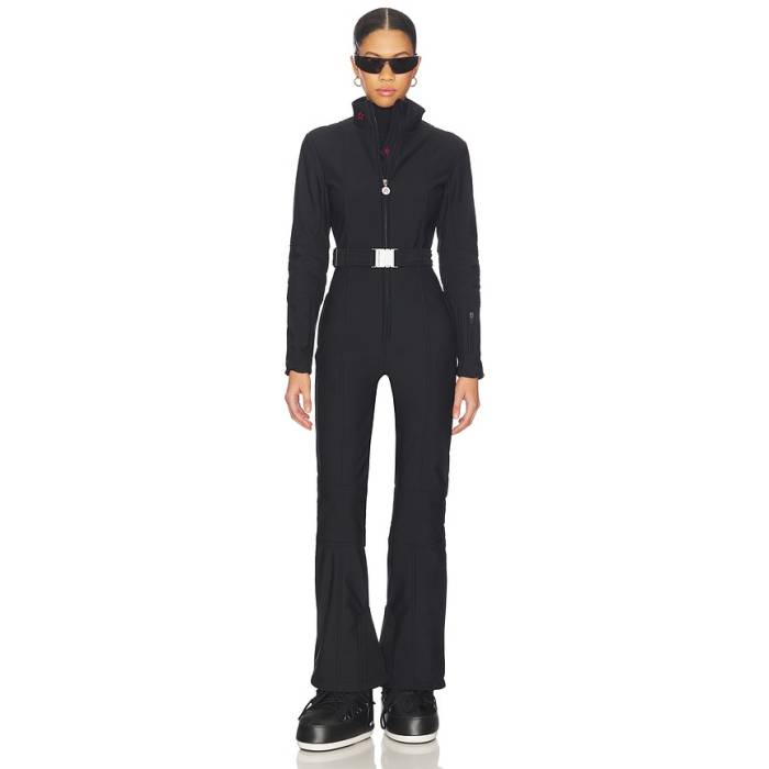 完全無欠・ちょっとの間 Perfect Moment 【 Jg Ski Suit Women Black 】 背広 レディース 黒いこと 黒いこと