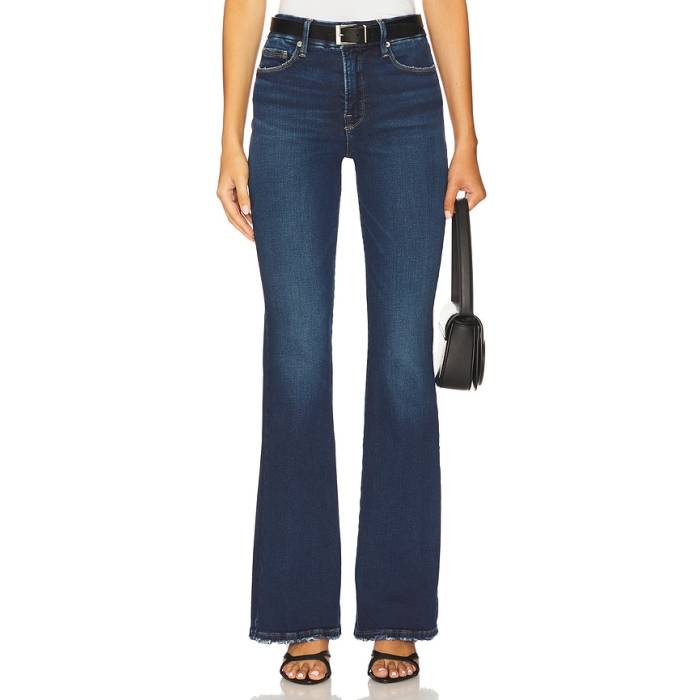 グッドアメリカン Good American 【 Soft Tech Good Classic Bootcut Jeans Women Indigo511 】 テック クラシック ジーンズ レディース｜スニケス
