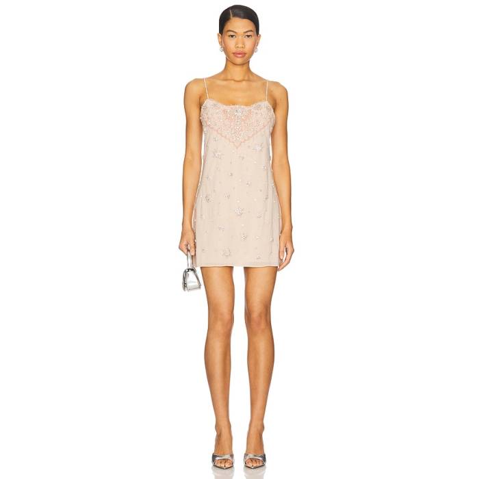 Aniye Records 【 Ella Sottoveste Dress Women Nude 】 御召しもの レディース