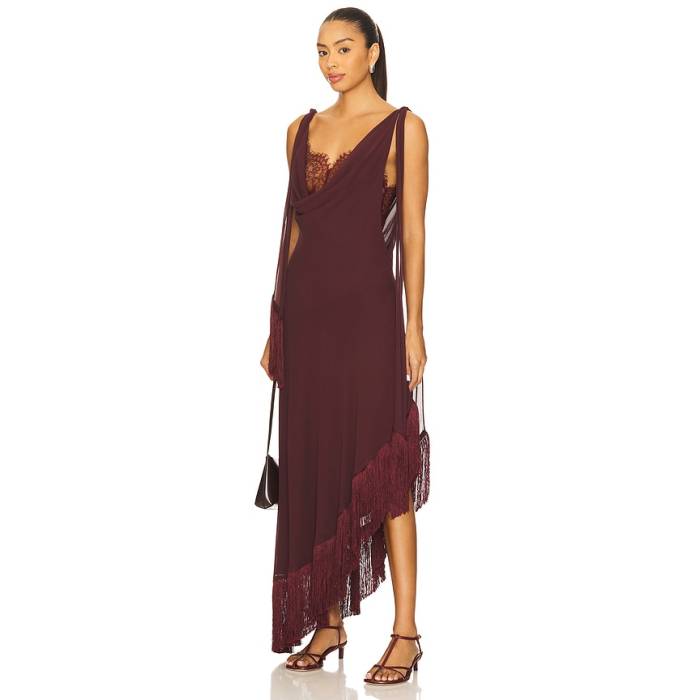 De La Vali 【 Mistral Midi Dress Women Earth 】 御召しもの レディース