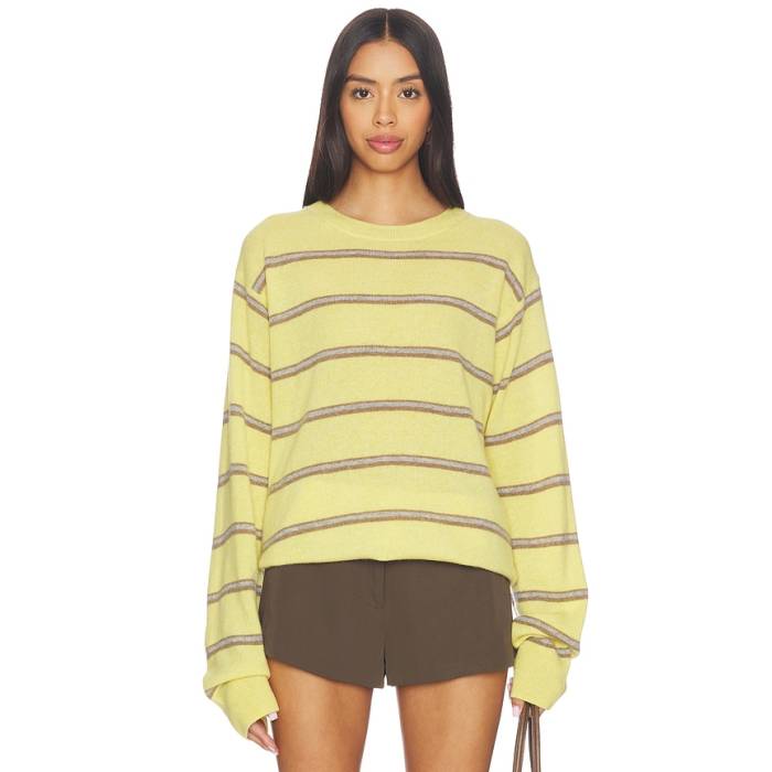 Eterne 【 James Sweater Women Butter Stripe 】 ウィリアム・ジェームズ 調教師 レディース Stripe 縞模様