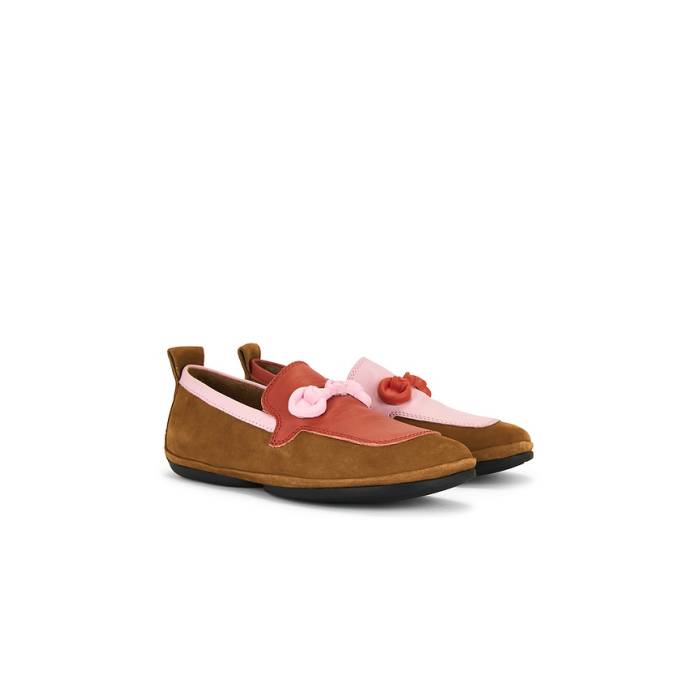 カンペール Camper 【 Tws Loafer Women Brown 】 置き目毛皮 シューズ レディース 赤銅色 赤銅色