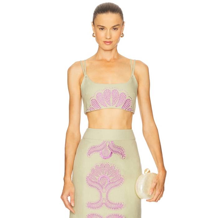 Alexis 【 Genga Top Women Sage Lilac 】 レディース