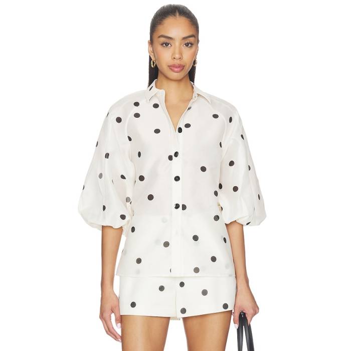 Alexis 【 Cambridge Top Women Ivory \u0026Amp; Black 】 レディース 象牙色 黒いこと 黒いこと