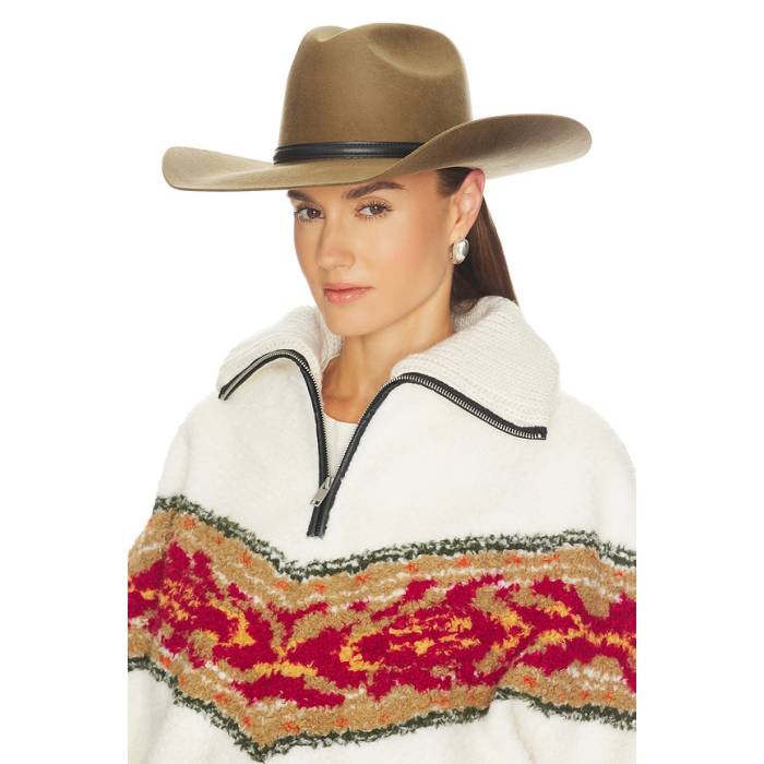 Janessa Leone 【 Nash Fedora Hat Women Camel 】 レディース camel キャメル|スニケス