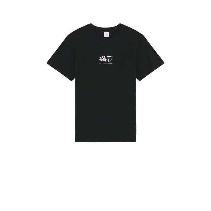 Rivvia Projects 【 Digi Flower T-Shirt Men Black 】 プルオーバー メンズ 黒いこと 黒いこと
