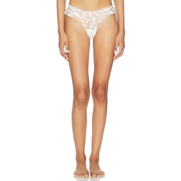 フリーピープル Free People 【 X Intimately Save The Date Low Rise Thong In Ivory Women Ivory 】 ライズ 象牙色 レディース 象牙色