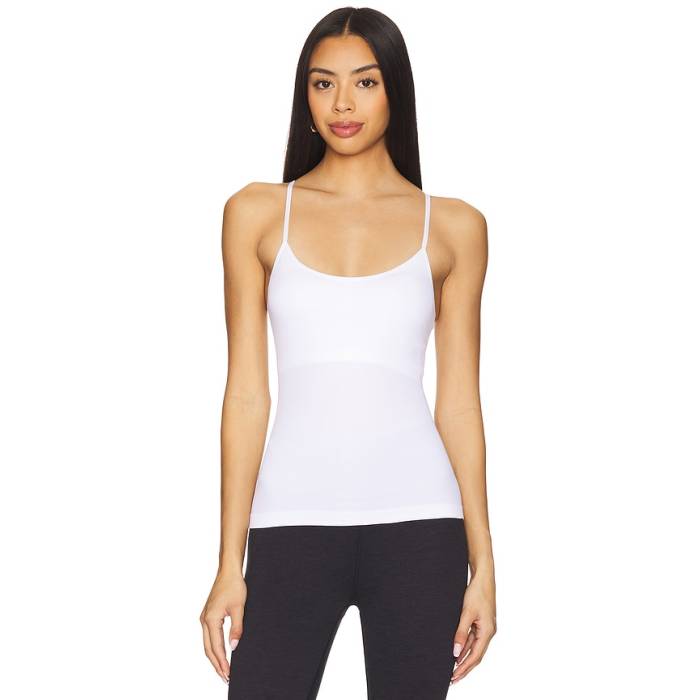 Splits59 【 Loren Seamless Waist Length Tank Top Women White 】 貯蔵タンクいの一番 レディース 白いこと 白いこと
