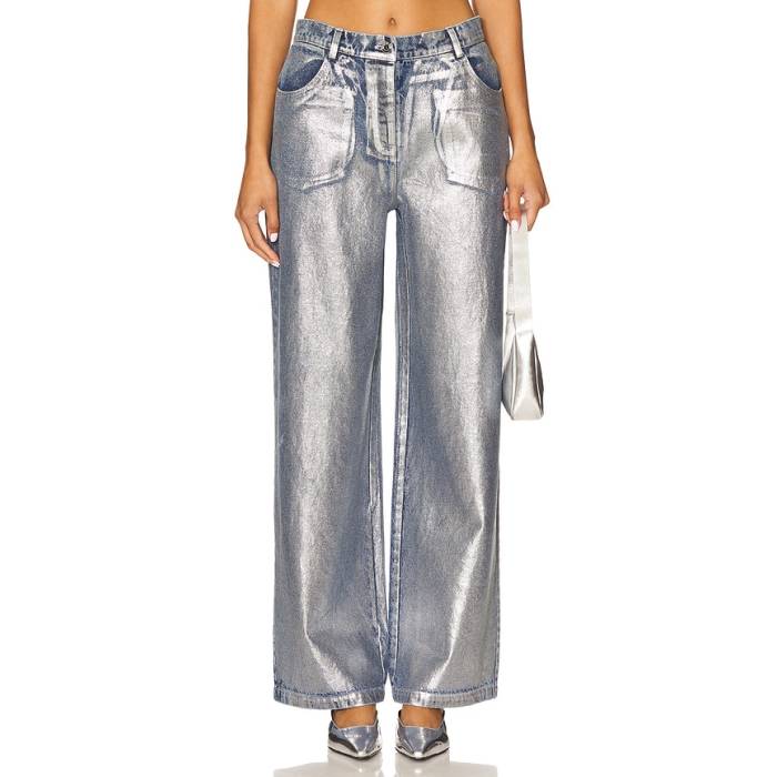 Significant Other 【 Sabrina Metallic Jean Women Silver Foil 】 レディース Silver 銀色・シルバー