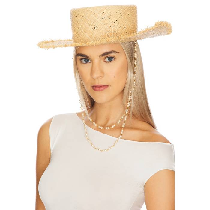 Ruslan Baginskiy 【 Canotier Hat Women Natural Straw 】 レディース ナチュラル|スニケス