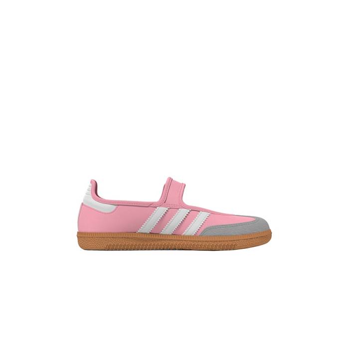 アディダス Adidas Originals 【 Kids Samba Jane Girls Light Pink, White &Amp; Gum 3 】 サンバ ジュニア キッズ 白色 ホワイト｜スニケス