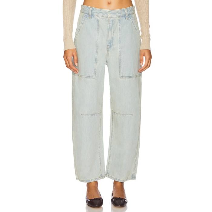 Enza Costa 【 Marine Utility Cargo Jeans Women Nostalgia Wash 】 カーゴ ジーンズ レディース|スニケス