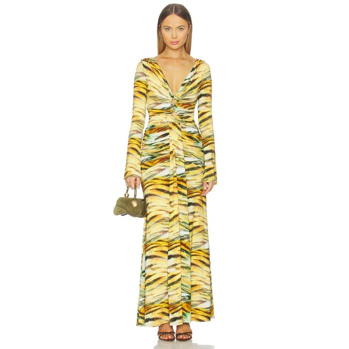 Afrm 【 Iko Dress Women Citron Tiger 】 ドレス レディース|スニケス