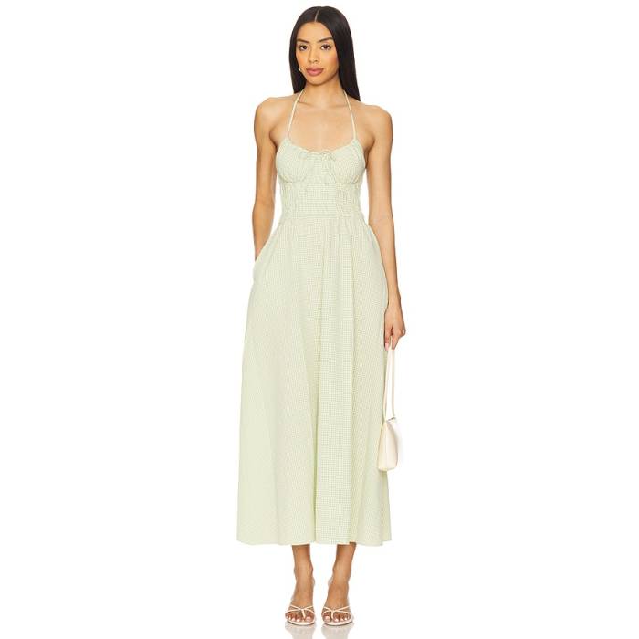 Solid \u0026 Striped 【 The Lolita Dress Women Matcha 】 お召しもの レディース レディースファッション-ドレス