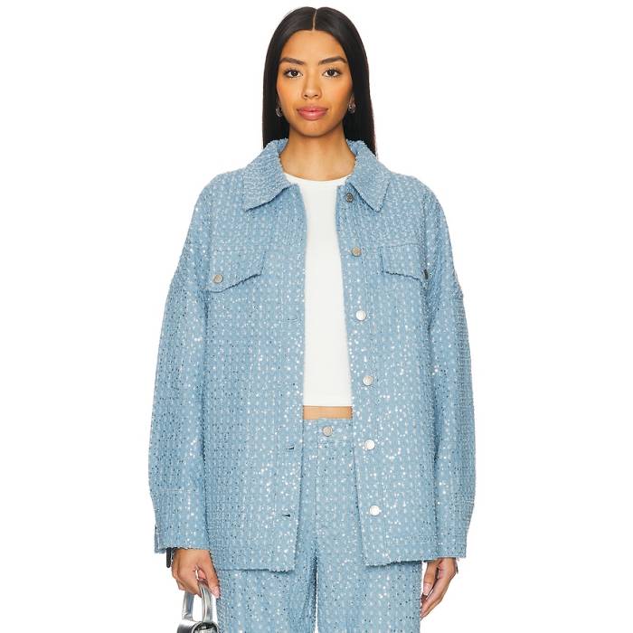 By.dyln 【 Valentino Jacket Women Blue 】 Jacket 上衣 レディース 青味 青み
