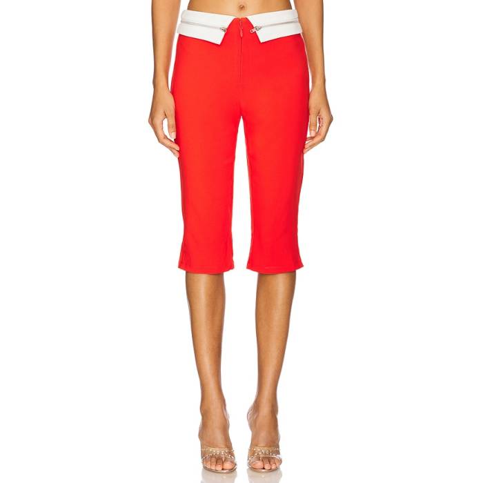 By.dyln 【 Miranda Capri Pants Women Red 】 レディース Red 赤・レッド｜スニケス 23,088円