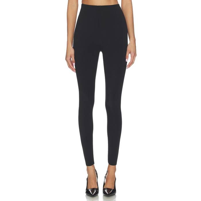 命令すること Commando 【 Cotton Legging Women Black 】 レディース 黒いこと 黒いこと