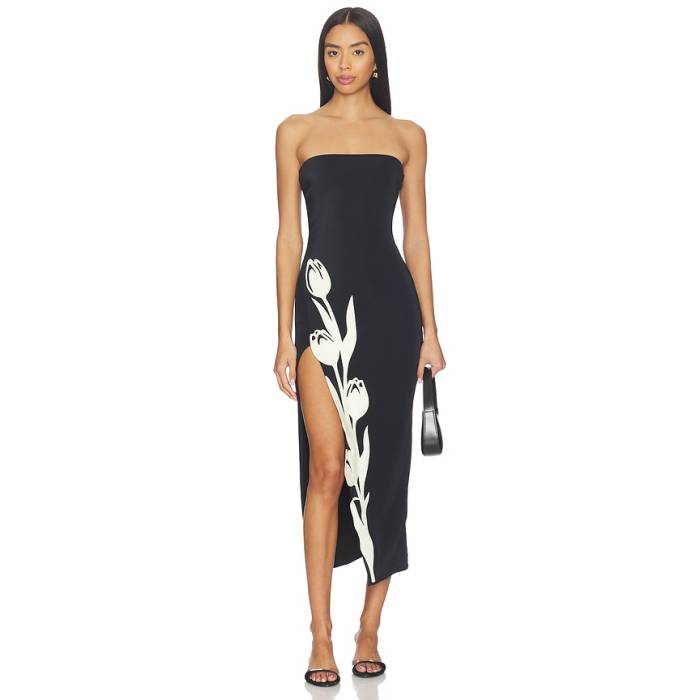 Bahia Maria 【 Tulip Dress Women Black 】 お召しもの レディース 黒いこと 黒いこと