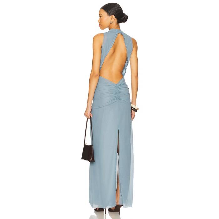 Sir. 【 Ruby Open Back Gown Women Aqua 】 レディース アクア